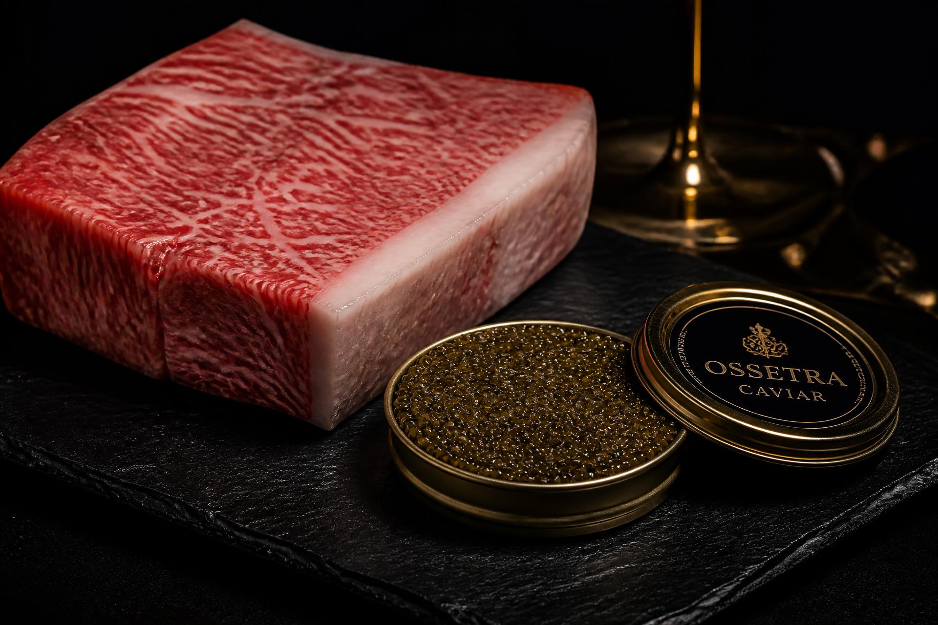 Wagyu und Caviar